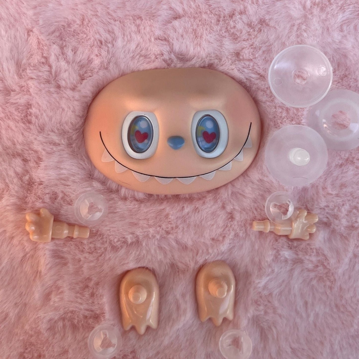 Labubu Face Accessories Including Hand and Foot Accessories Making Doll Materials