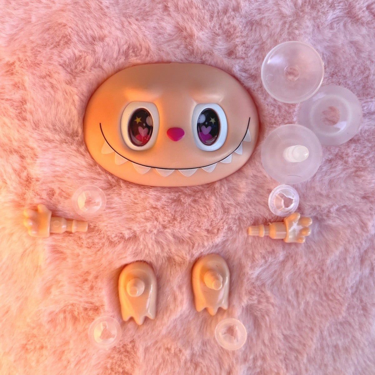 Labubu Face Accessories Including Hand and Foot Accessories Making Doll Materials