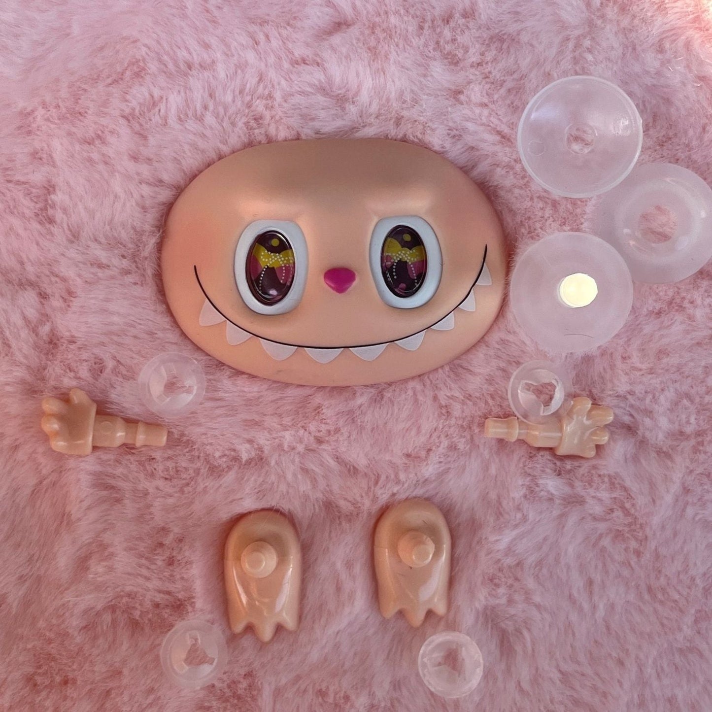 Labubu Face Accessories Including Hand and Foot Accessories Making Doll Materials