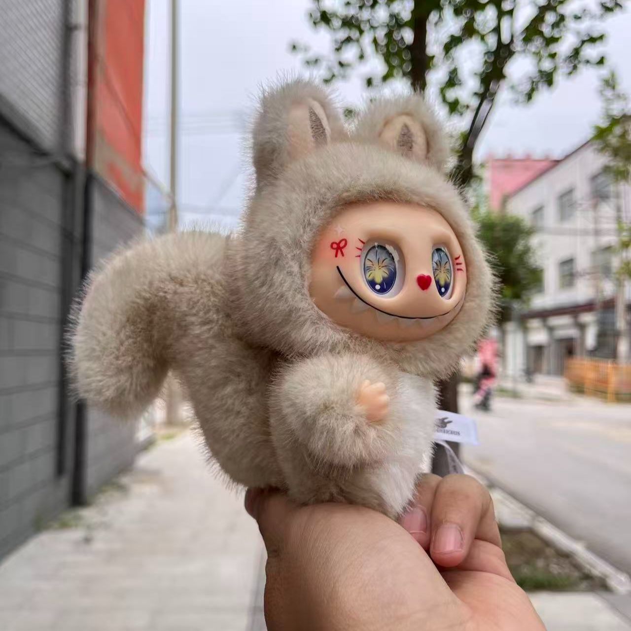 Little squirrels Labubu Macaron Series Vinyl Face Popular Plush Doll