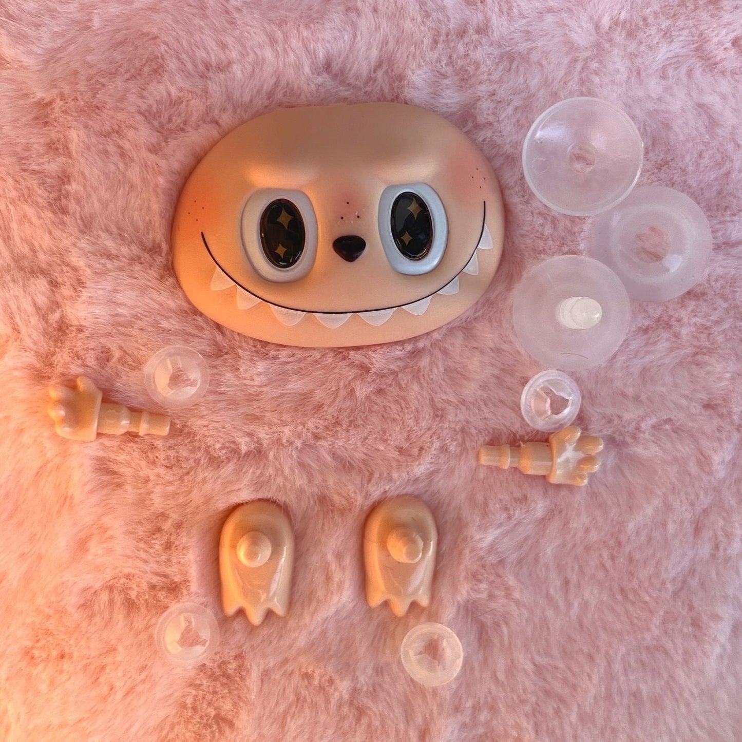 Labubu Face Accessories Including Hand and Foot Accessories Making Doll Materials